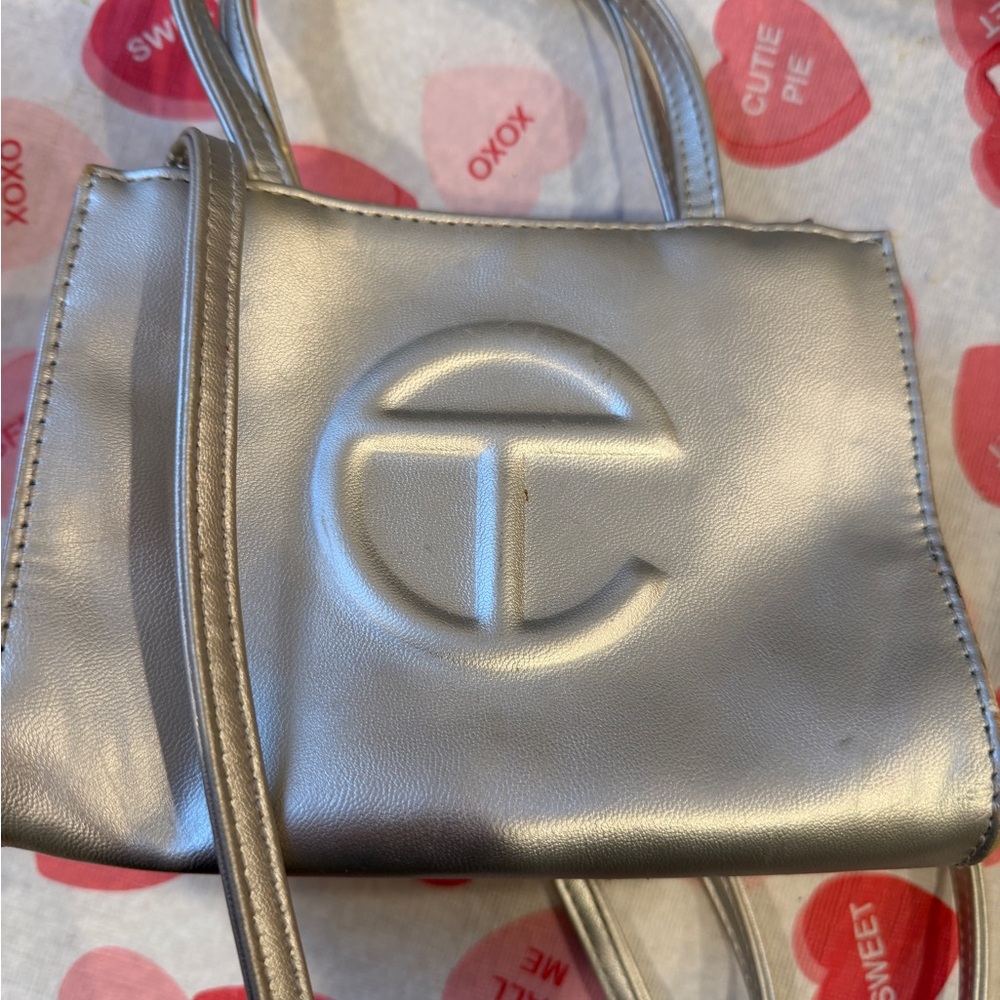 Telfar Metallic Shoulder Bag